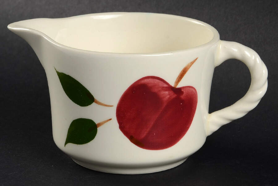 Arlington Apple Creamer by Blue Ridge Southern Pottery-1