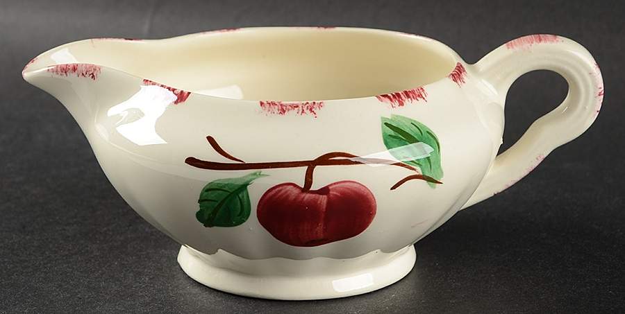 Autumn Apple Gravy Boat by Blue Ridge Southern Pottery-1