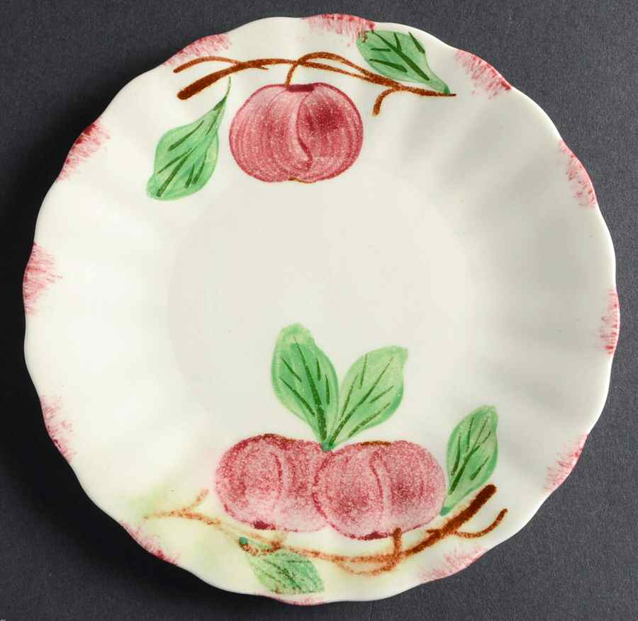 Autumn Apple Bread & Butter Plate by Blue Ridge Southern Pottery-1