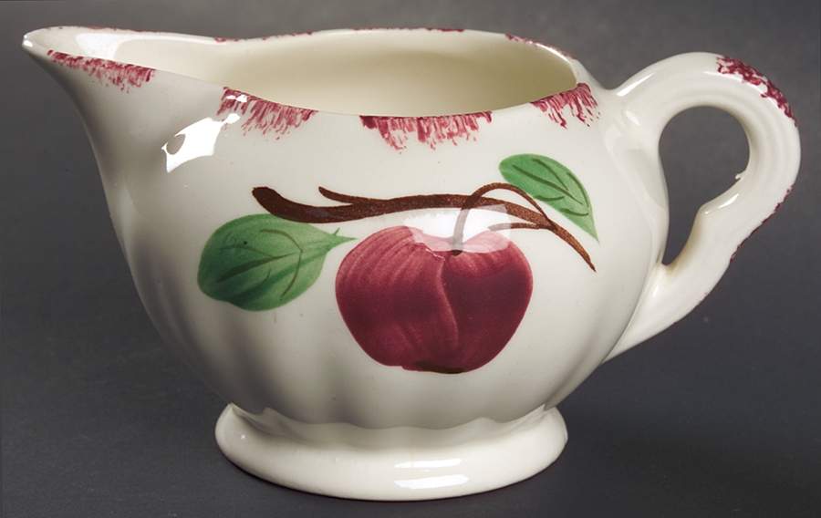 Autumn Apple Creamer by Blue Ridge Southern Pottery-1