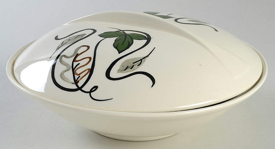 Autumn Breeze Round Covered Vegetable by Blue Ridge Southern Pottery-1