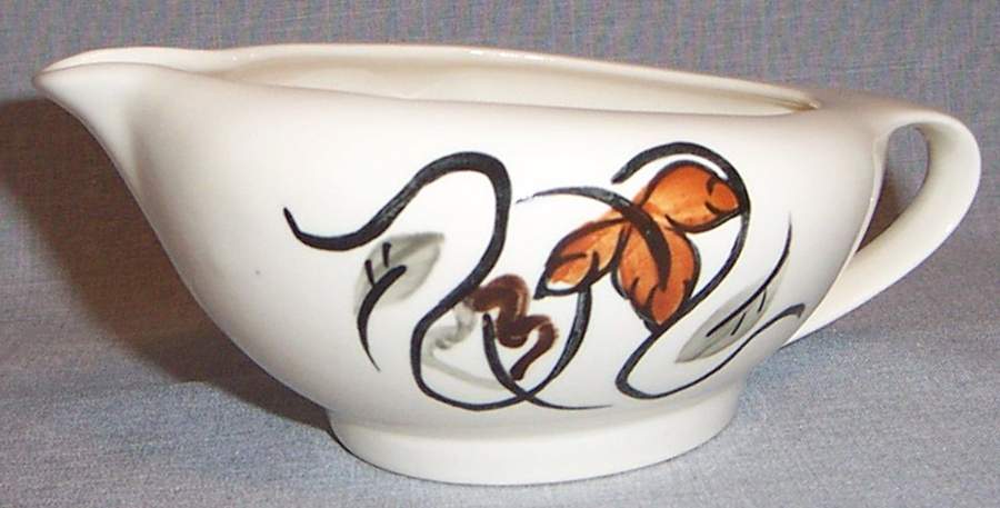 Autumn Breeze Gravy Boat by Blue Ridge Southern Pottery-1