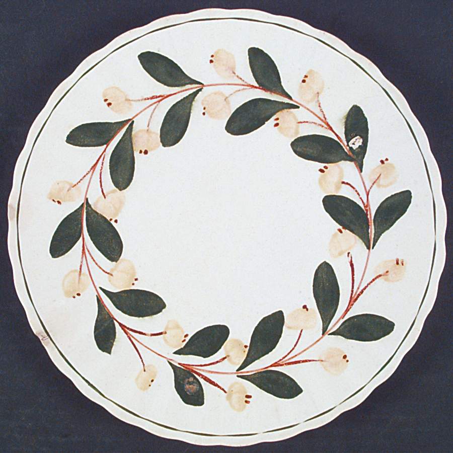 Autumn Laurel Dinner Plate by Blue Ridge Southern Pottery-1