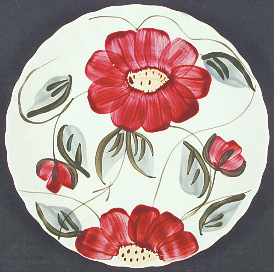 Becky Luncheon Plate by Blue Ridge Southern Pottery-1