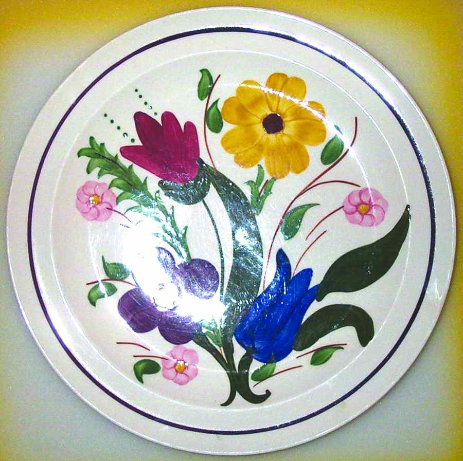Beauty Secret Dinner Plate by Blue Ridge Southern Pottery-1