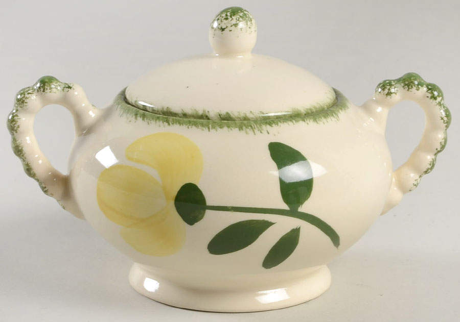 Betty Sugar Bowl & Lid by Blue Ridge Southern Pottery-1