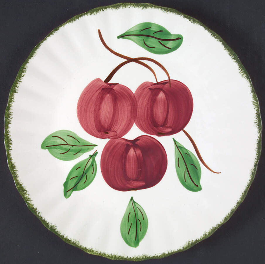 Big Apple Luncheon Plate by Blue Ridge Southern Pottery-1