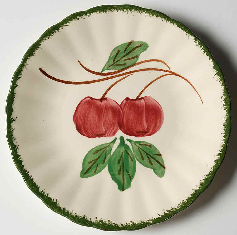 Big Apple Bread & Butter Plate by Blue Ridge Southern Pottery-1