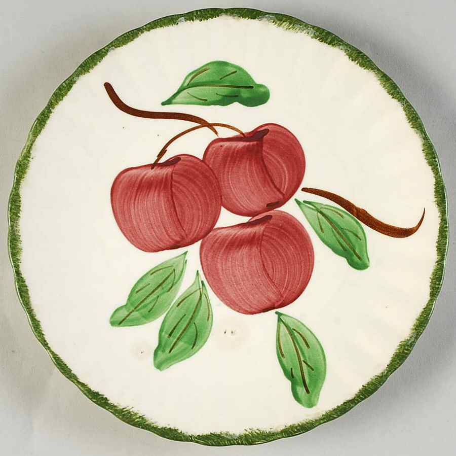 Big Apple Salad Plate by Blue Ridge Southern Pottery-1