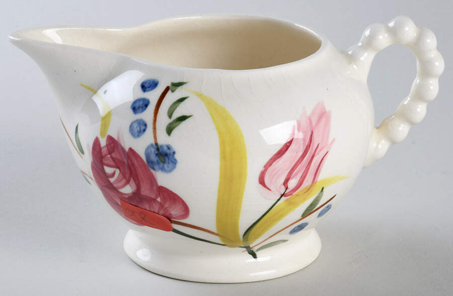 Bluebell Bouquet Creamer by Blue Ridge Southern Pottery-1