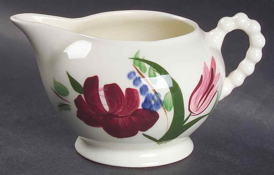Bluebell Bouquet Creamer by Blue Ridge Southern Pottery-1
