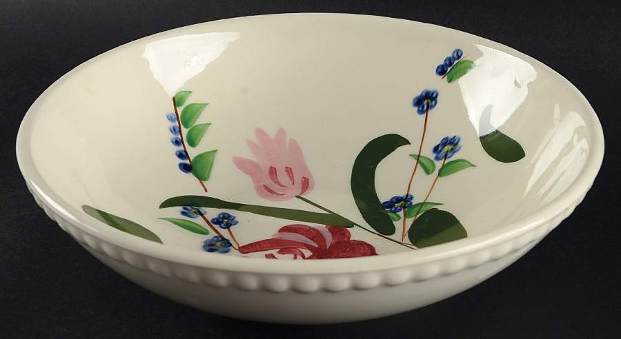 Bluebell Bouquet 10" Round Vegetable Bowl by Blue Ridge Southern Pottery-1