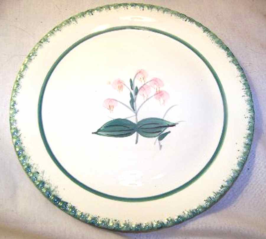 Bleeding Heart Dinner Plate by Blue Ridge Southern Pottery-1
