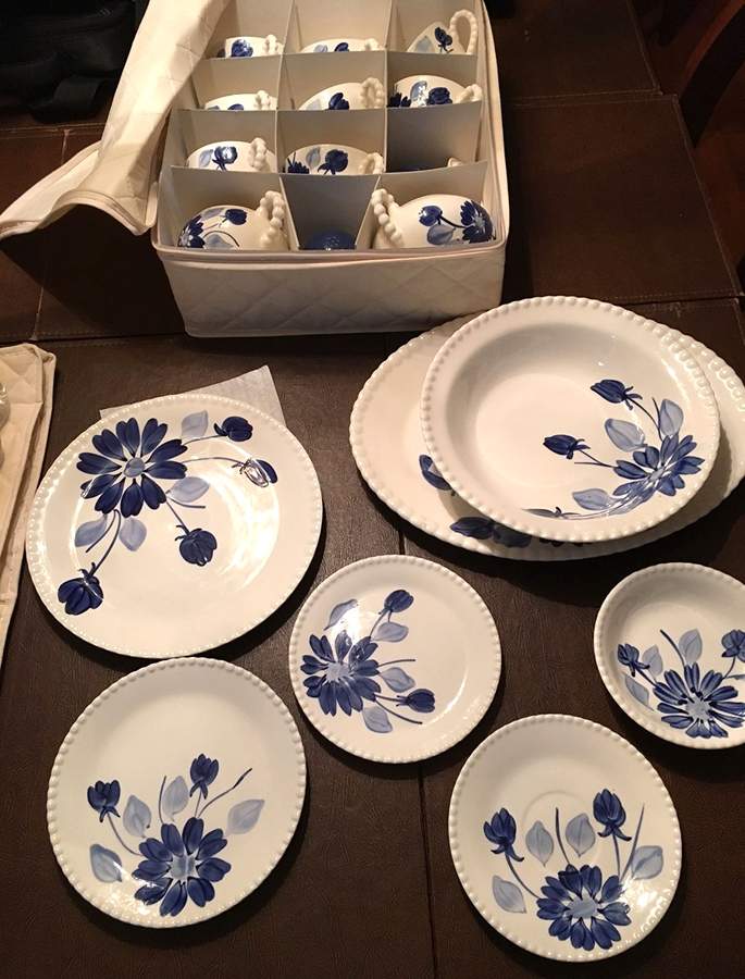 Blue Mist Dinner Plate by Blue Ridge Southern Pottery-1