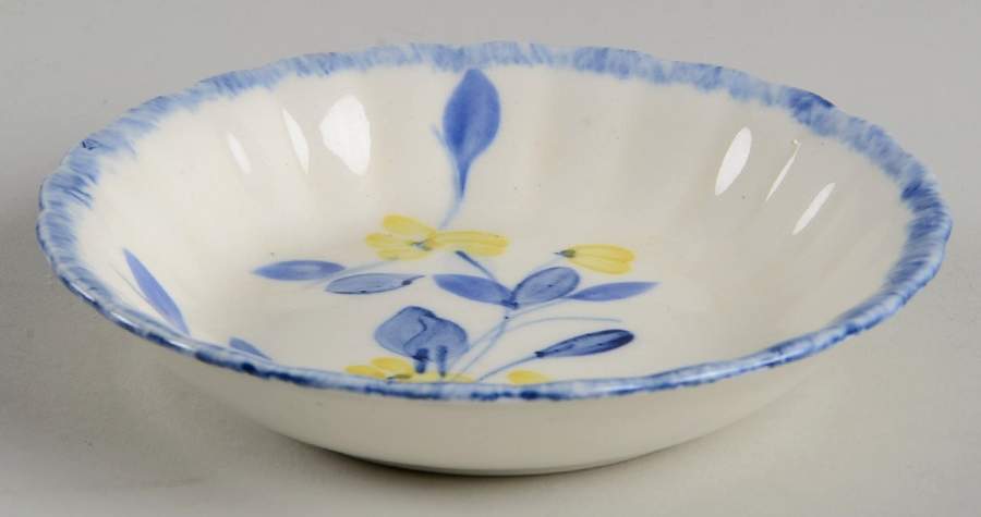 Blue Tango Fruit/Dessert (Sauce) Bowl by Blue Ridge Southern Pottery-1