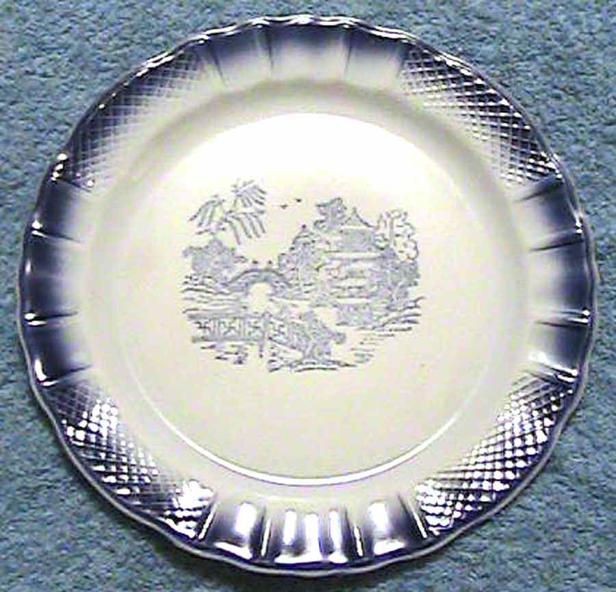 Blue Willow Dinner Plate by Blue Ridge Southern Pottery-1