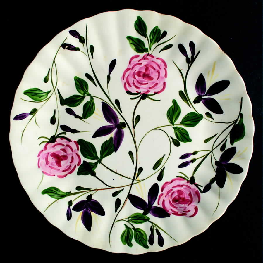 Bourbon Rose Dinner Plate by Blue Ridge Southern Pottery-1