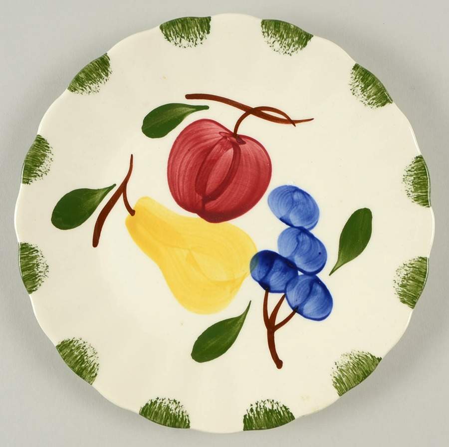 Bountiful Dessert/Pie Plate by Blue Ridge Southern Pottery-1