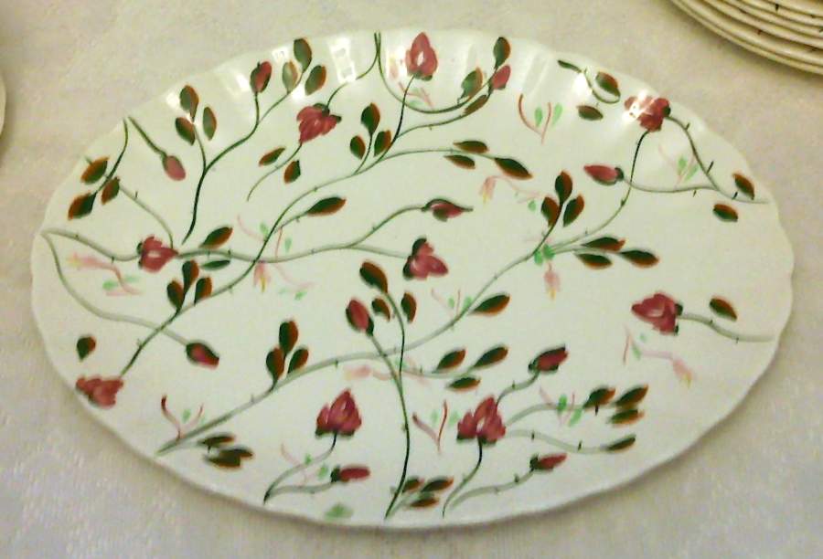 Briar Patch 13" Oval Serving Platter by Blue Ridge Southern Pottery-1
