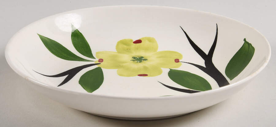 Dixie Dogwood Coupe Soup Bowl by Blue Ridge Southern Pottery-1