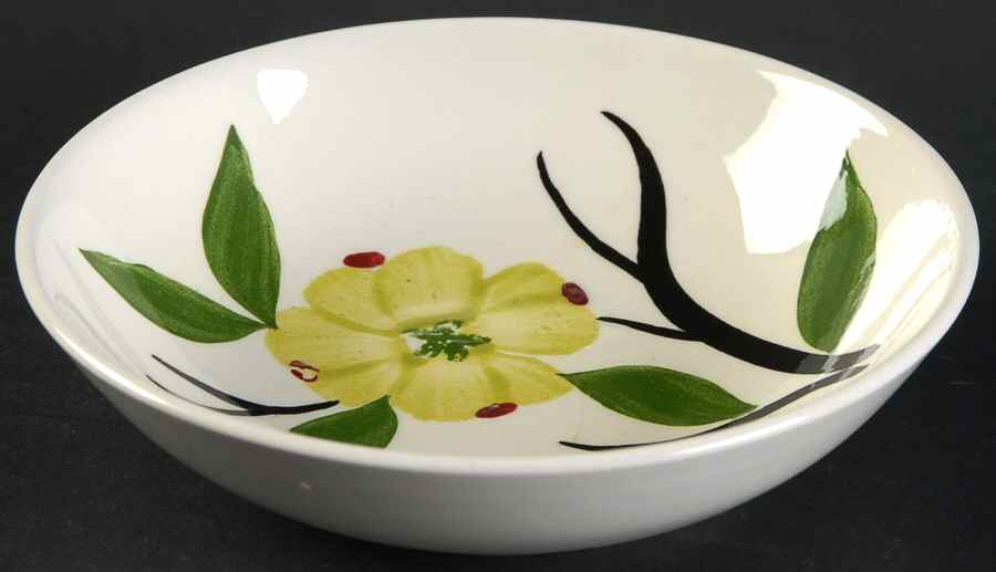 Dixie Dogwood Fruit/Dessert (Sauce) Bowl by Blue Ridge Southern Pottery-1
