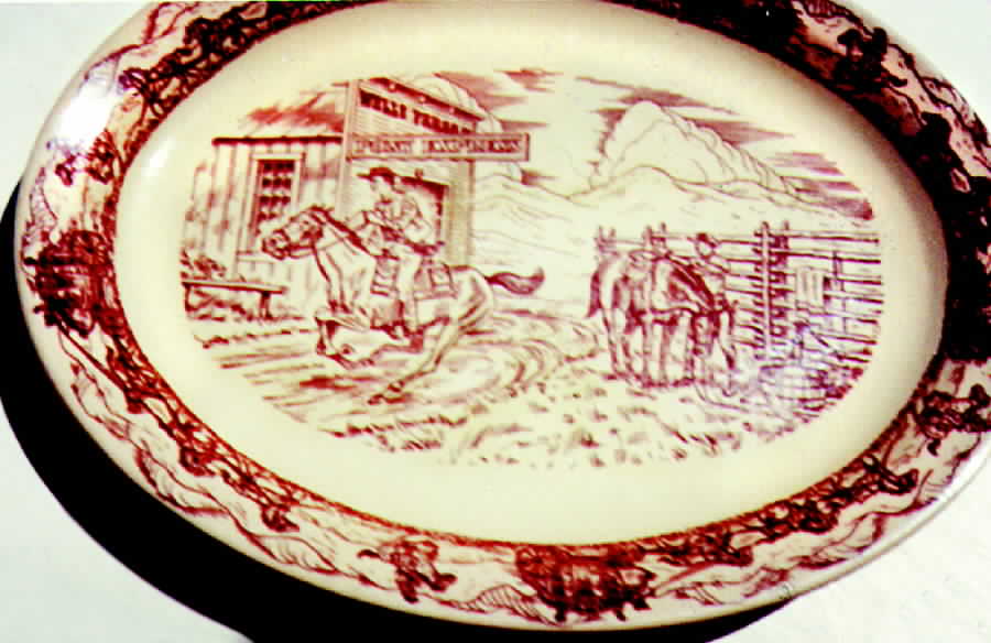 BRP41 14" Oval Serving Platter by Blue Ridge Southern Pottery-1