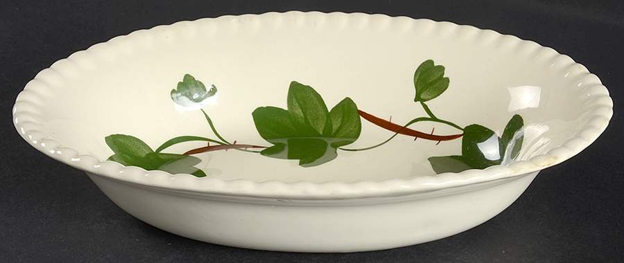 BRP44 9" Oval Vegetable Bowl by Blue Ridge Southern Pottery-1