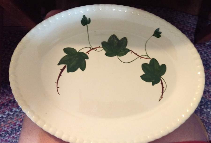 BRP44 13" Oval Serving Platter by Blue Ridge Southern Pottery-1