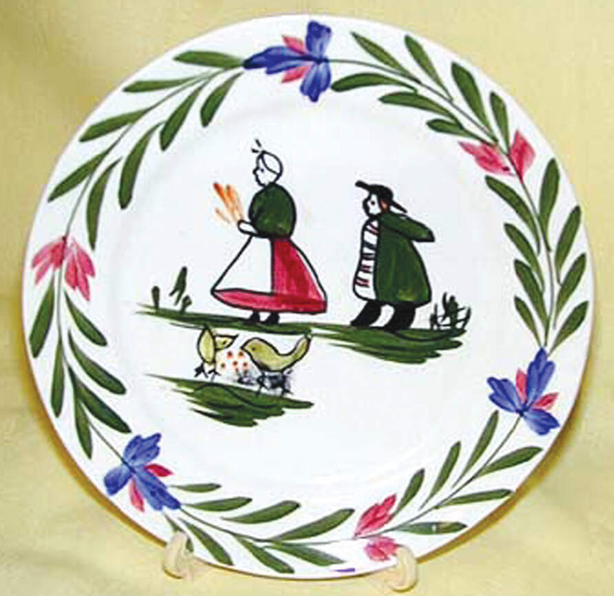 Calais Dinner Plate by Blue Ridge Southern Pottery-1
