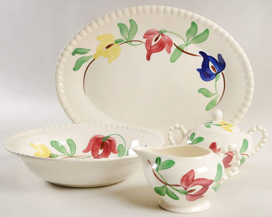Carnival 5 Piece Hostess Set by Blue Ridge Southern Pottery-1
