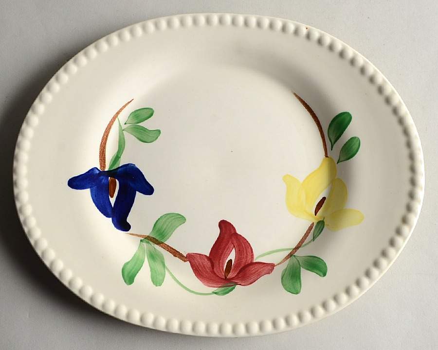 Carnival 11" Oval Serving Platter by Blue Ridge Southern Pottery-1