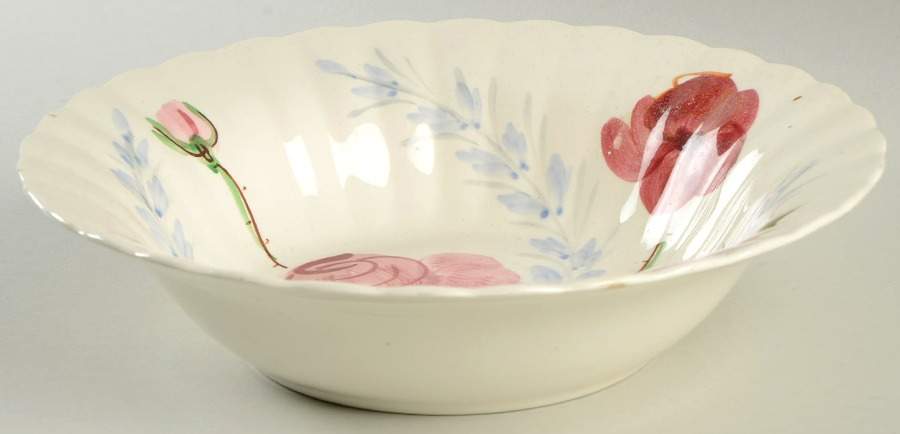 Carol's Roses 9" Round Vegetable Bowl by Blue Ridge Southern Pottery-1