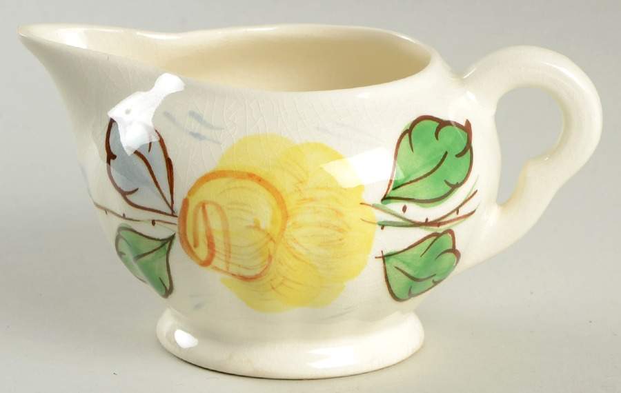 Carol's Roses Creamer by Blue Ridge Southern Pottery-1