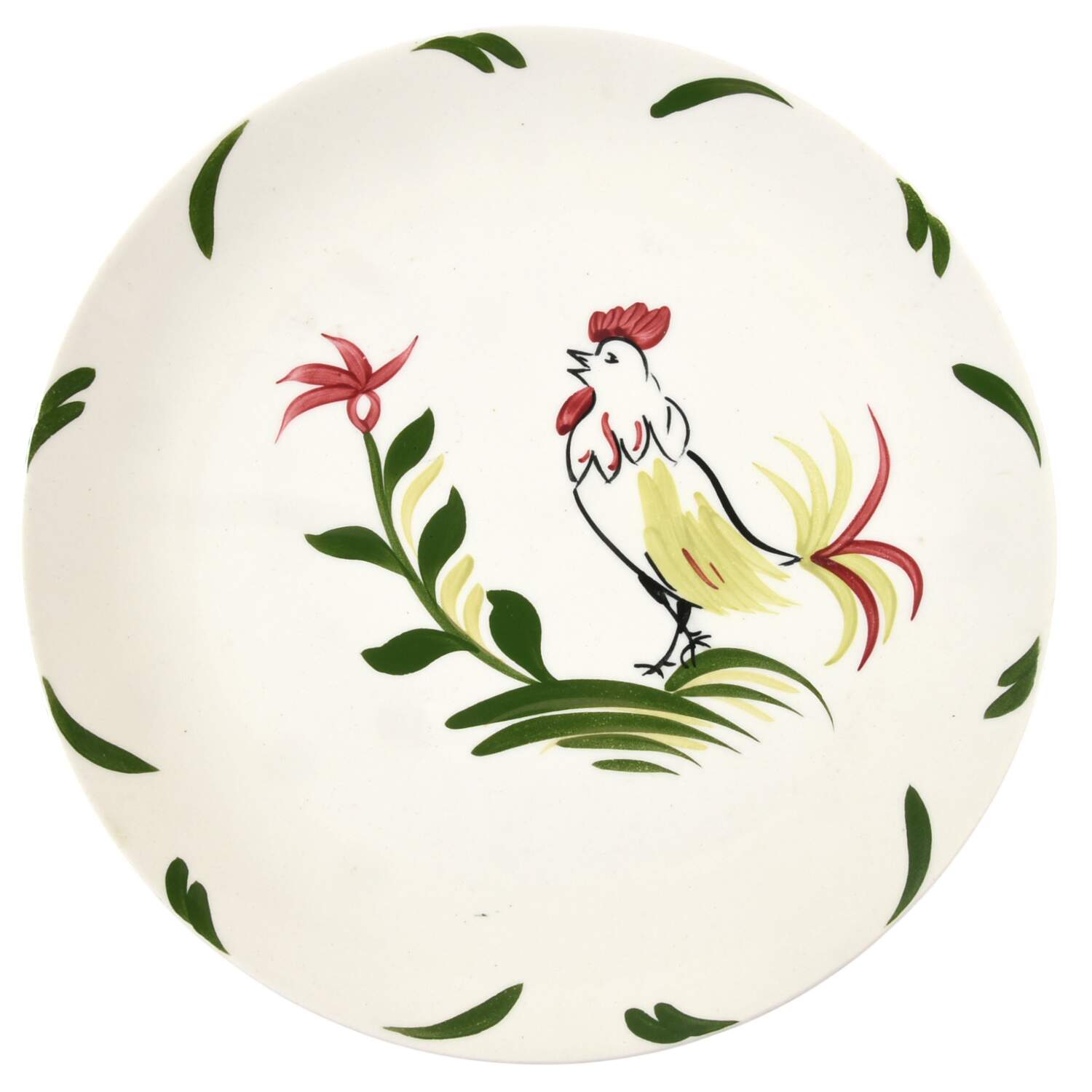 Chanticleer Dinner Plate by Blue Ridge Southern Pottery-1