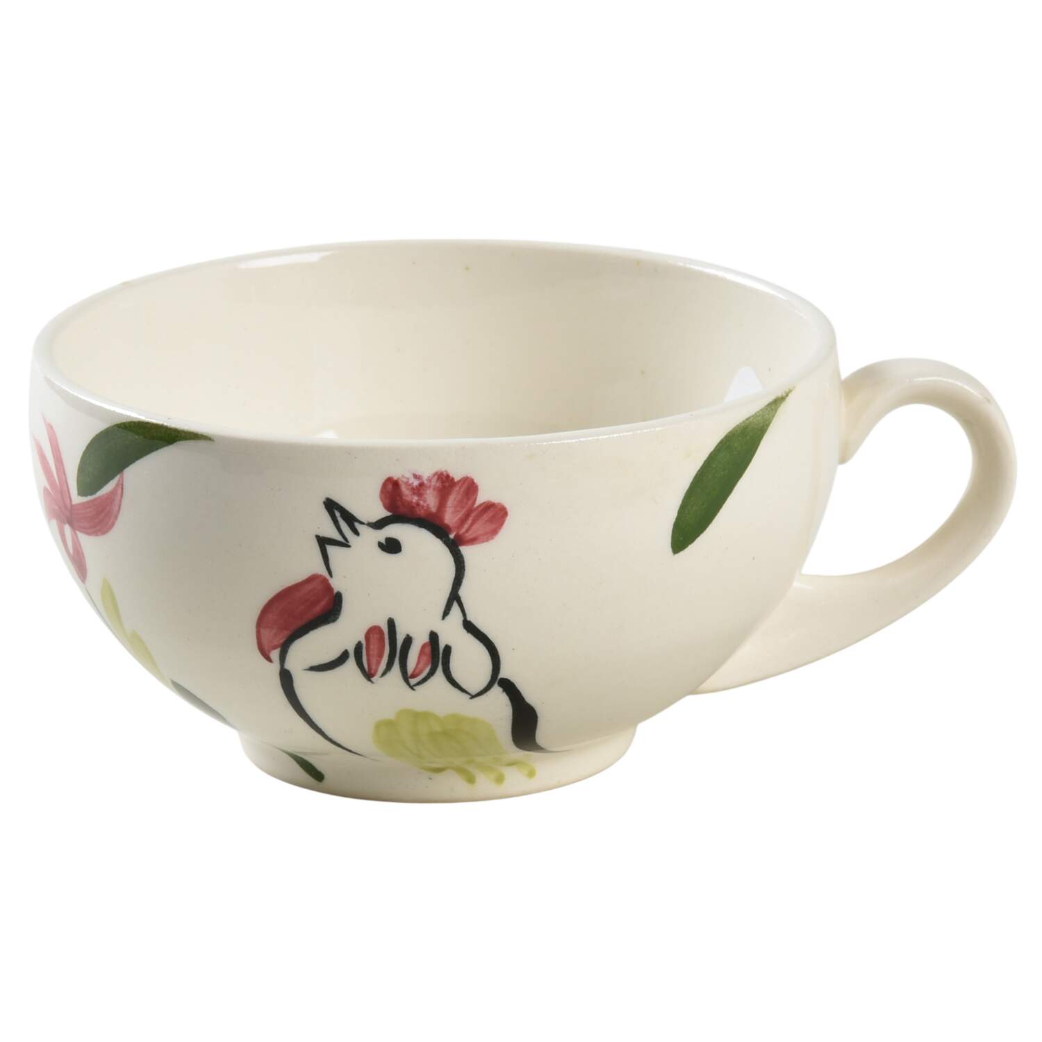 Chanticleer Flat Cup by Blue Ridge Southern Pottery-1