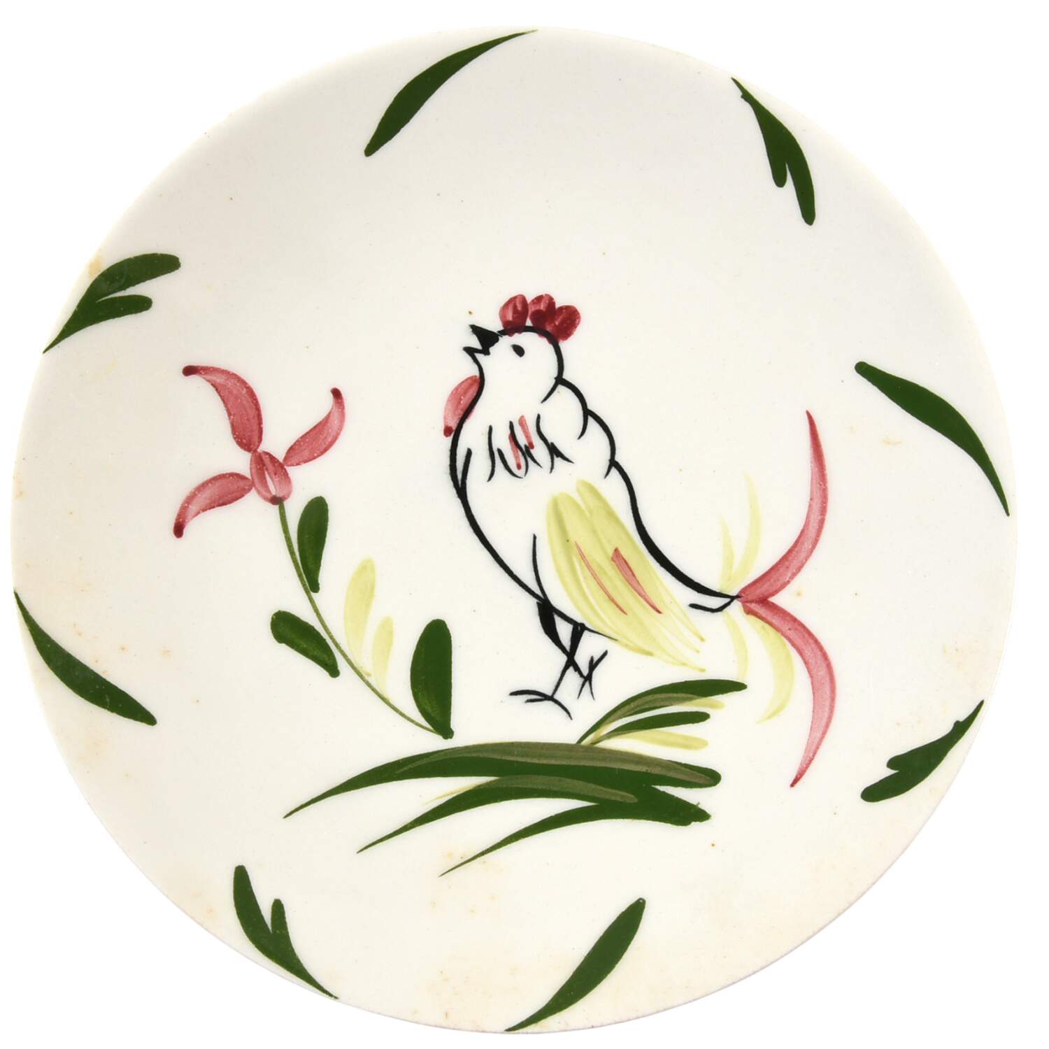 Chanticleer Bread & Butter Plate by Blue Ridge Southern Pottery-1