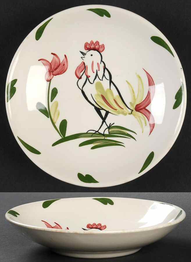 Chanticleer Fruit/Dessert (Sauce) Bowl by Blue Ridge Southern Pottery-1