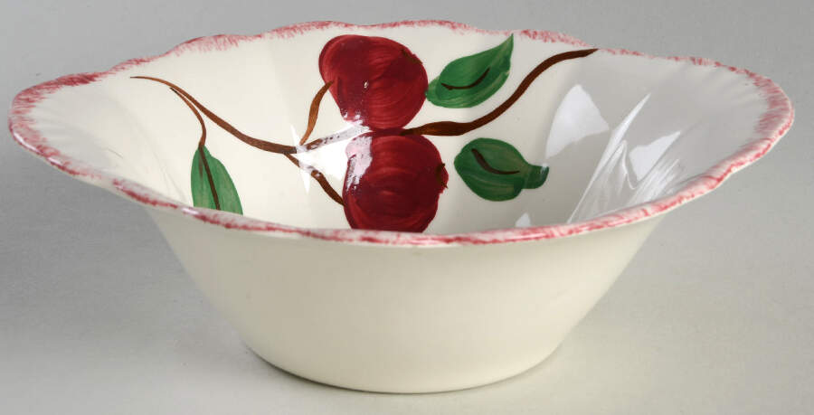 Cherry Bounce Lugged Cereal Bowl by Blue Ridge Southern Pottery-1