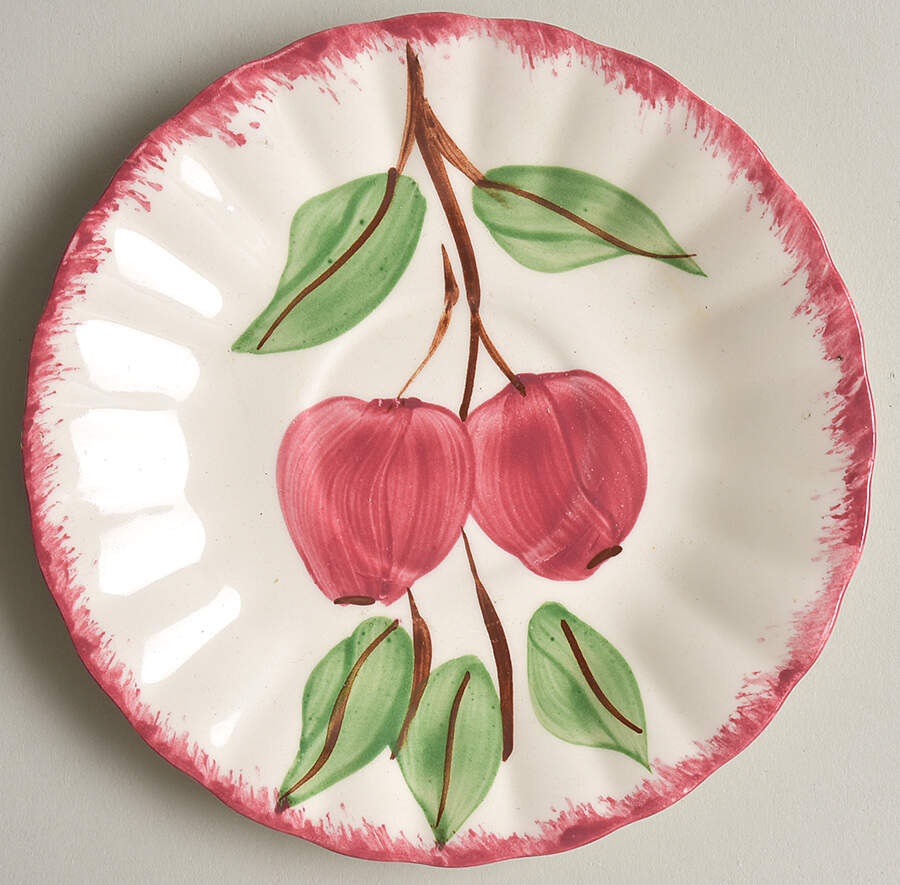 Cherry Bounce Saucer by Blue Ridge Southern Pottery-1