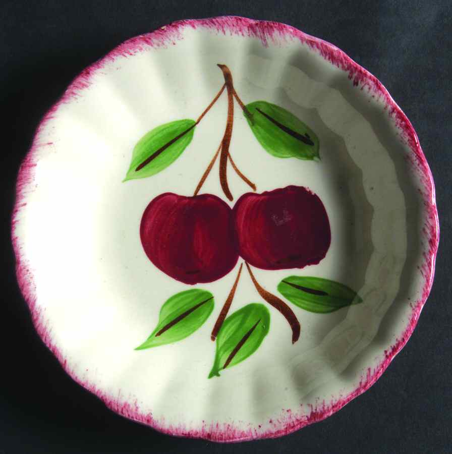 Cherry Bounce Fruit/Dessert (Sauce) Bowl by Blue Ridge Southern Pottery-1