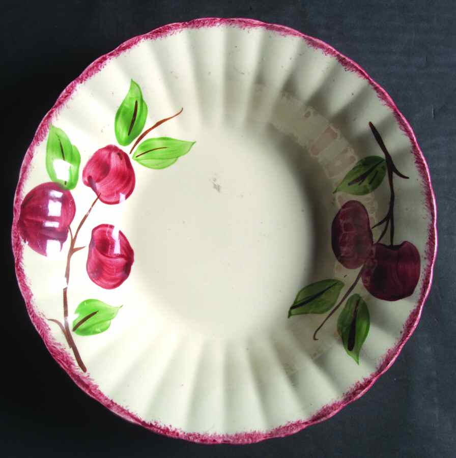 Cherry Bounce 9" Round Vegetable Bowl by Blue Ridge Southern Pottery-1