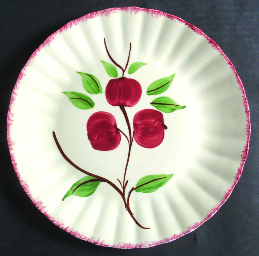 Cherry Bounce Dinner Plate by Blue Ridge Southern Pottery-1