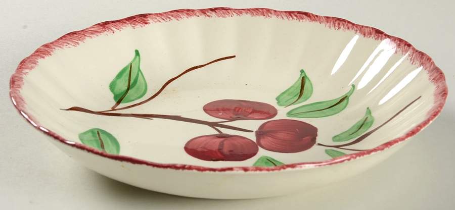 Cherry Bounce Coupe Soup Bowl by Blue Ridge Southern Pottery-1