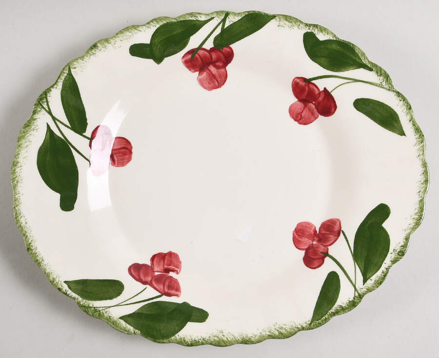 Cherry Coke 11" Oval Serving Platter by Blue Ridge Southern Pottery-1