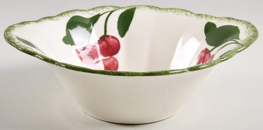 Cherry Coke Lugged Cereal Bowl by Blue Ridge Southern Pottery-1
