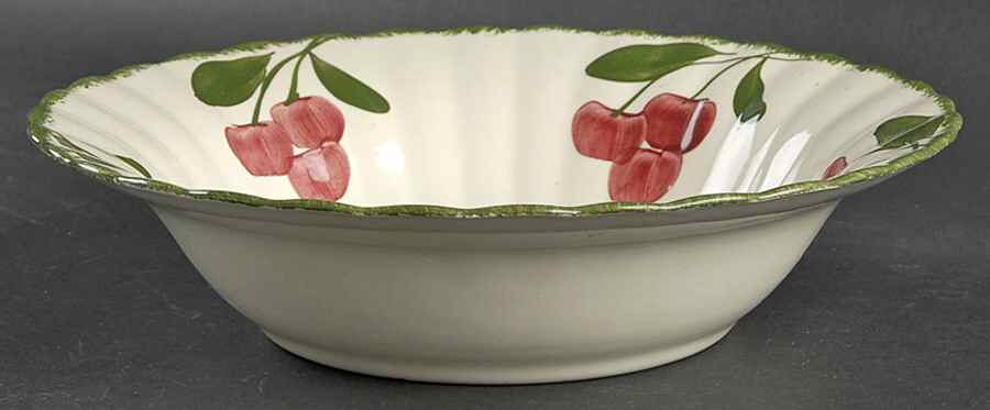 Cherry Coke 9" Round Vegetable Bowl by Blue Ridge Southern Pottery-1