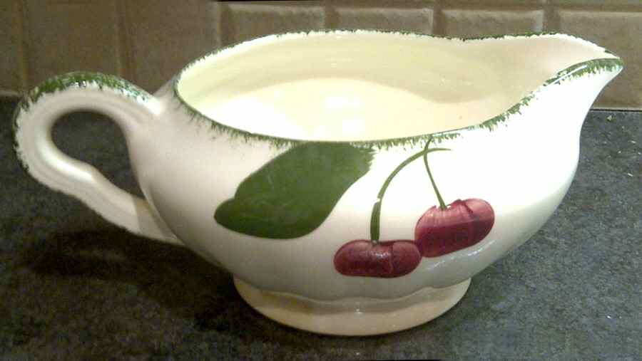 Cherry Coke Gravy Boat by Blue Ridge Southern Pottery-1