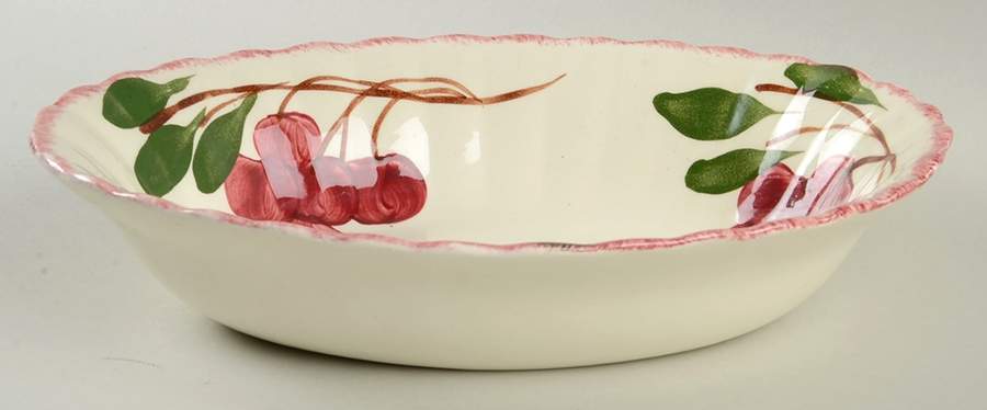 Cherry Cobbler 9" Oval Vegetable Bowl by Blue Ridge Southern Pottery-1