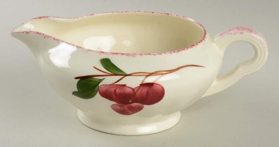 Cherry Cobbler Gravy Boat by Blue Ridge Southern Pottery-1