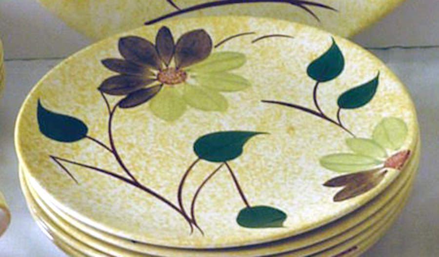 Cheerio Dinner Plate by Blue Ridge Southern Pottery-1
